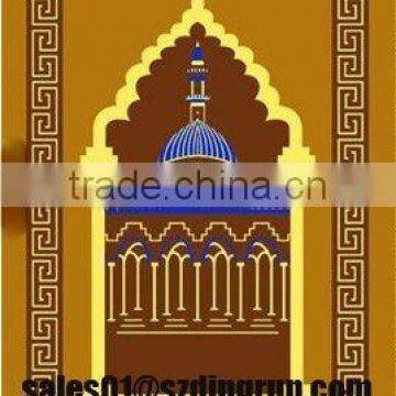 100% poliester muslim prayer mat