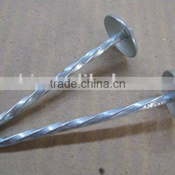 galvanized roofing nails with umbrella head twist shank