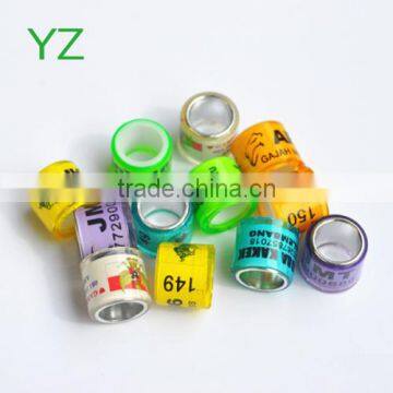 2015 Hot Newest Transparent Pigeon Rings Tags for Sale