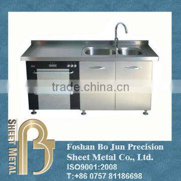 OEM China professtional stainless steel kitchen sink cabinet