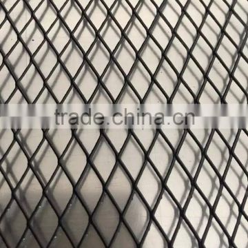 Black coated diamond mesh cover/coated mesh hook/ black wire mesh cover