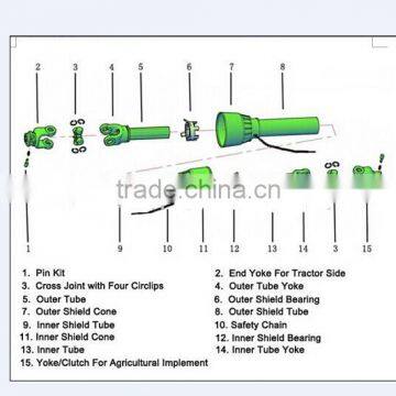 Agriculture Tractor spare parts PTO Drive Shaft