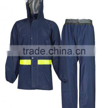 absolute waterpproof in heavy rain days high quality plastic rain suit for men