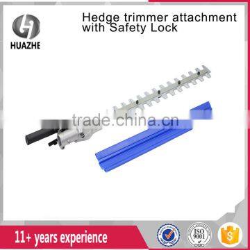 hedge trimmer attachment with safety Lock