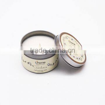 100% Natural Soy Wax Candle in Metal Jar , Scented Candle,natural Essence Candle photo-4