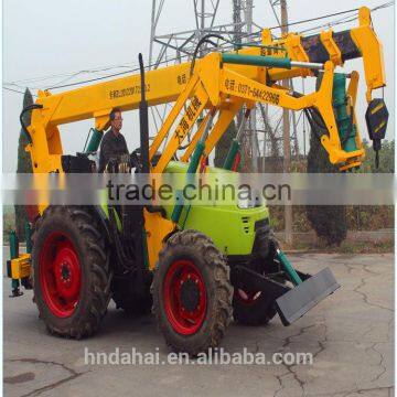 New Designed Tractor Post Hole Digger/pole Erection Machine photo-5