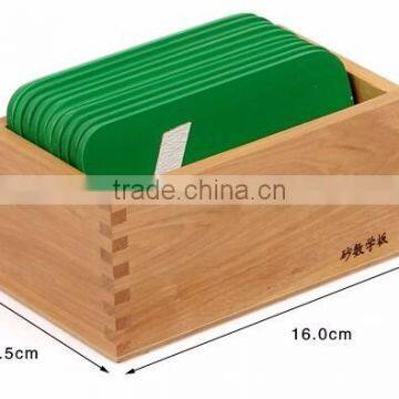 Baby Toy Montessori Math Toys Sandpaper Number With Box photo-6