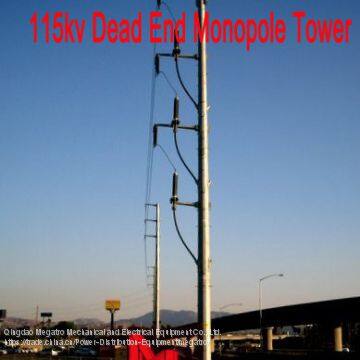 115 кВ монополярный тупиковый опорный башня photo-2