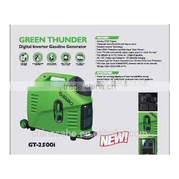 GT-2500i 4-stroke OHV engine sine wave output inverter generator green product