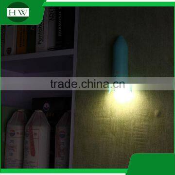 Creative Multipurpose Plastic Charger Sensor Rocket Night Light Led Flashlight photo-5