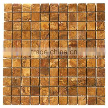 Free Sample for Most Popular BROWN GOLDEN ONYX MOSAIC TILES COLLECTIONS photo-2