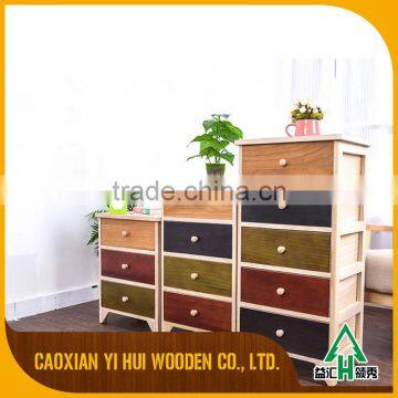 Small Dark Wood Cabinets With Drawers