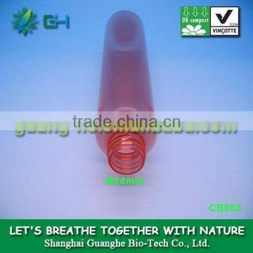 150ml biodegradable colorful transparent cosmetic clearly PLA plastic bottle