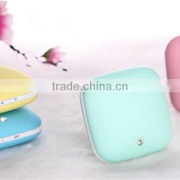 Creative carat USB charging mobile power Mini double sided fever Convenient hand warmer Multifunctional hand warmer
