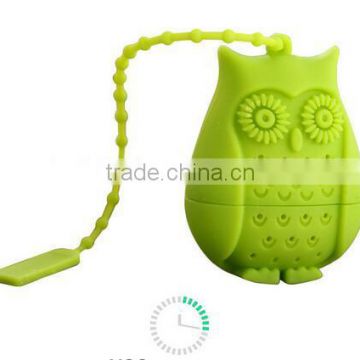 CY166 Hoot Tea Owl Tea Strainer/ Infuser Loose Leaf Tea Maker kitchen Accessory