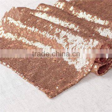 Gold Sequin Table Runner for Party/Wedding photo-2