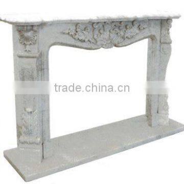 granite slab fireplace