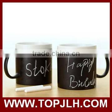 Topjlh Manufacturer New Paintable Ceramic Chalk Coffee Mugs photo-2