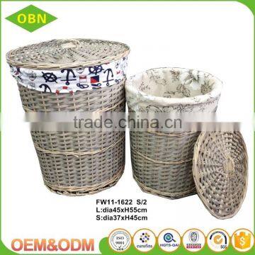 Wholesale Storage Basket Customized Wicker Laundry Basket With Lids photo-4