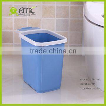High Quality Home Garbage Can Trash Plastic Cans Plastic Trash Bins Indoor Waste Basket photo-3