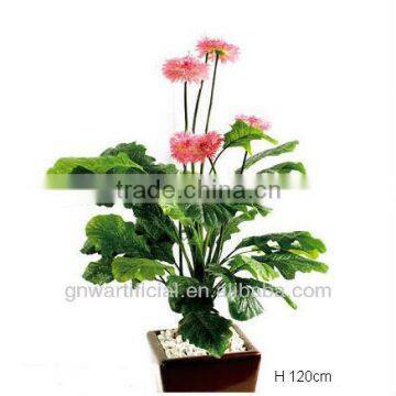 GNW G126 Wholesal Foliage Artificial Plant Indoor With Green UV Plastic Leaves for Aquariums photo-5
