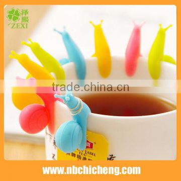 Creative Style Eco-friendly Silicone Tea Cup Clip/Tea Bag Holder/Tea Bag Clip