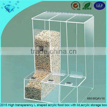 Wholesale Clear Acrylic Chocolate Box Case With a Lid and Dividers to Keep Candy photo-2