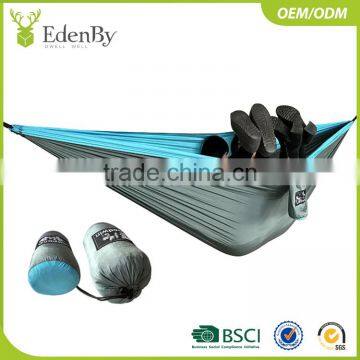 Foldable Outdoor Natural floating rocking nylon hammock