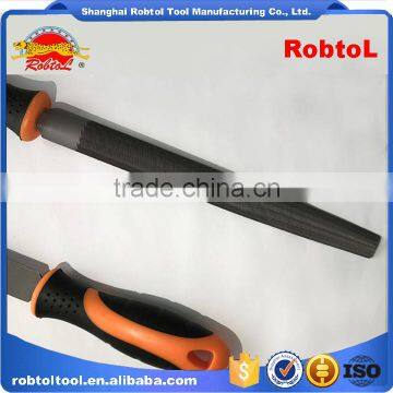 8" Steel File Rasp Bastard Cut Flat Half Round Curved Square Triangle Semicircle photo-3