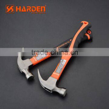 Professional Carbon Steel Hand Tool Fiberglass Handle Claw Hammer photo-5