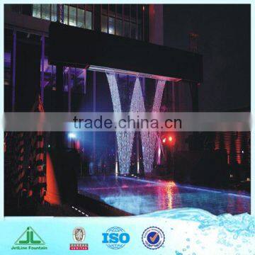 Glass Water Wall Fountain, With Digital Logo or Light, Digital Water Fountain photo-2