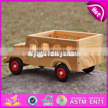 2017 New Products Kids Small Toys Solid Wooden Toy Cars and Trucks W04A332 photo-5