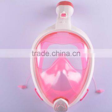 silicone diving mask full face snorkel mask collapsible easy to breath