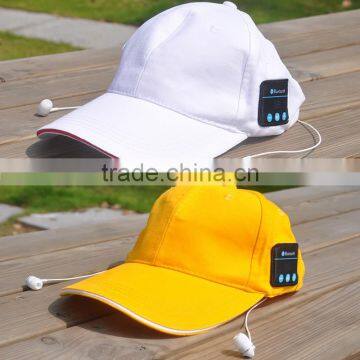 Cheap new product bluetooth music hat sum hemlet with earphone