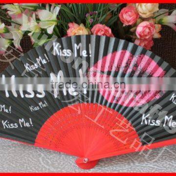 2015 high quality and beautiful Japanese hand paper fan
