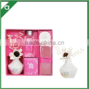 Fragrance Oil Wooden Sticks, Sola Flower Diffuser, Incense Sticks and Beads Sachet Set photo-2
