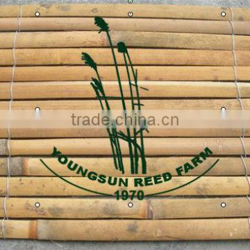 gardening split bamboo fence