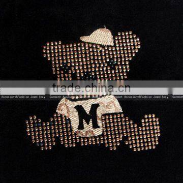 Rhinestone hotfix christmas rhinestone iron on transfer WHF-154