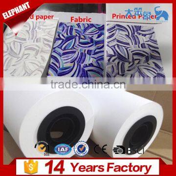 Roll to roll 100gsm sublimation paper 1600mm factroy in guangzhou