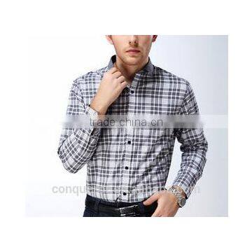 design shirt ,custom shirt ,check shirt MSH20150017