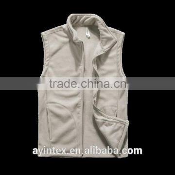 2016 Anti-pilling New Style Sleeveless Polar Fleece Winter Jacket for Men ,man Vest