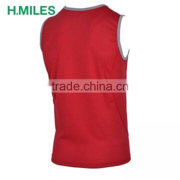 Customized Breathable Dry Fit Men Fitness Sleeveless t Shirt/ T-shirt photo-6