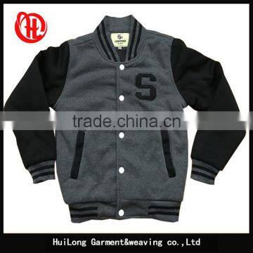 Children buttons closed boys fleece jacket