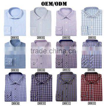 Excellent Quality Latest Style 100% Polyester Plaid Design Patterns Mens Shirt photo-2
