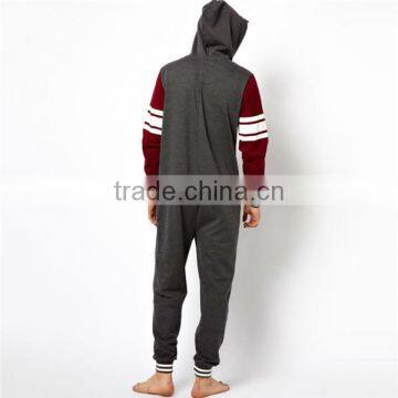 PA0026A Custom Adult Onesie 100 Cotton Jumpsuits With Hood photo-2