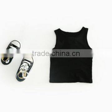 Cute Baby Sleveless Singlet Knit Cotton Fabric Mini Shirt Children Clothing photo-4