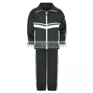 2016 Custom Kids Full Zip Tracksuit Jacket High Quality Sports Tracksuit Girls Boys Stripe Jogging Tracksuit photo-3