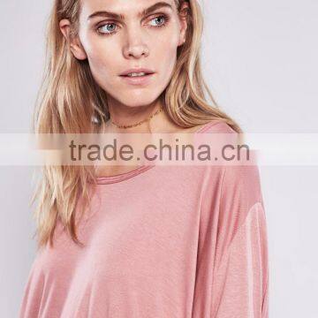 High Quality Loose Fit Casual Long Sleeve t Shirt for Women photo-4