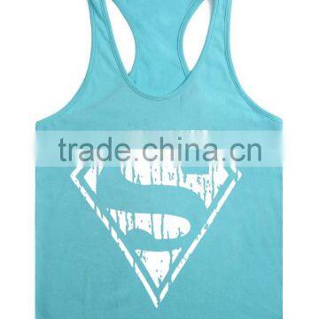 Superman Gym Singlets Mens Tank Tops Wholesale,Bodybuilding Equipment Fitness Men's Gym Stringer Tank Top Sports Clothes photo-2