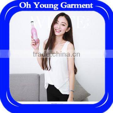 100% Cotton Womens Loose Fit Tank Top Relaxed Basic Sleeveless Shirt